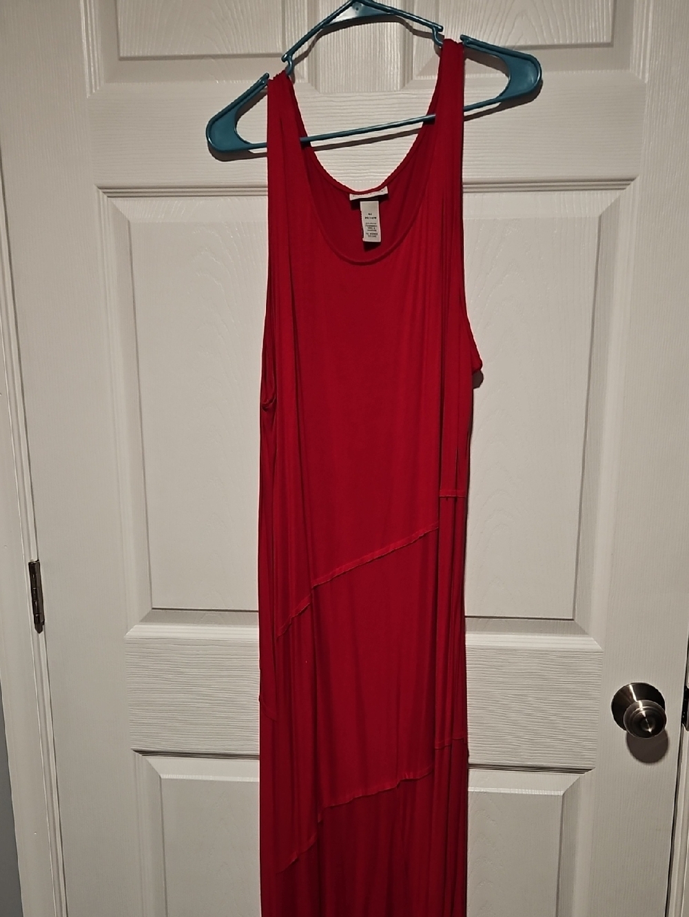 Catherines Red Sleeveless Maxi Dress